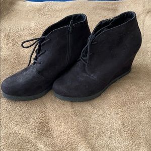 Black Target booties
